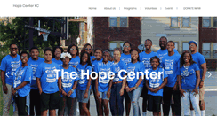 Desktop Screenshot of hopecenterkc.org