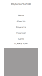 Mobile Screenshot of hopecenterkc.org